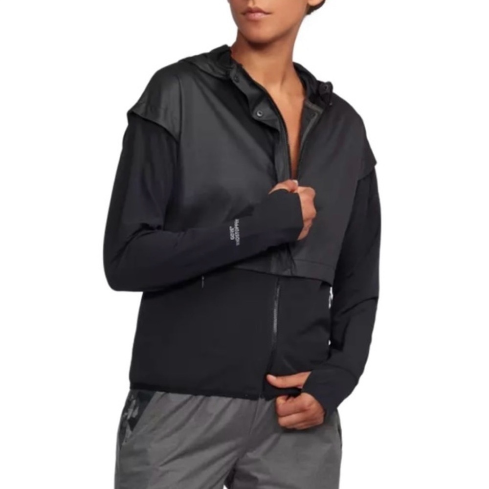 Under Armour Black Unstoppable Gore Windstopper Jacket Size Small